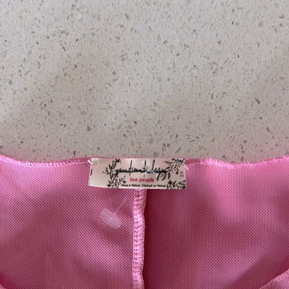 NWOT Free People Countdown Flocked Long Sleeve Top Loungewear Velvet Flocked S - Picture 3 of 5